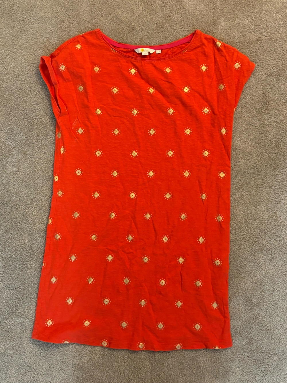 Orange and gold tunic
